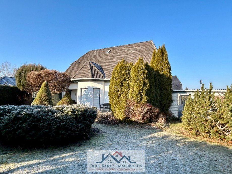 R�ckansicht Einfamilienhaus Demmin