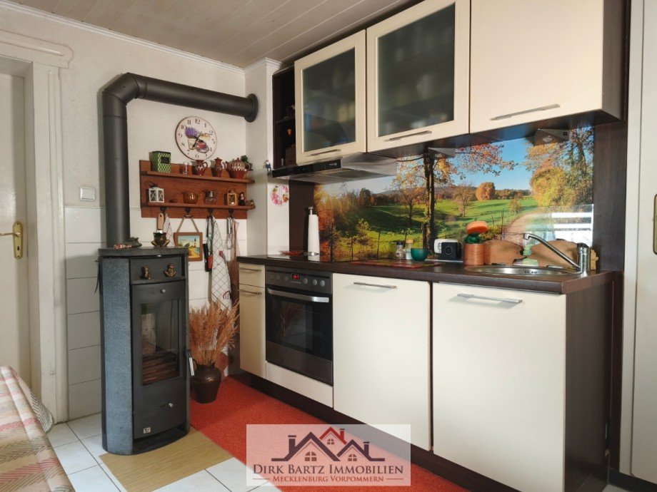 K�che und Kamin Doppelhaush�lfte Verchen