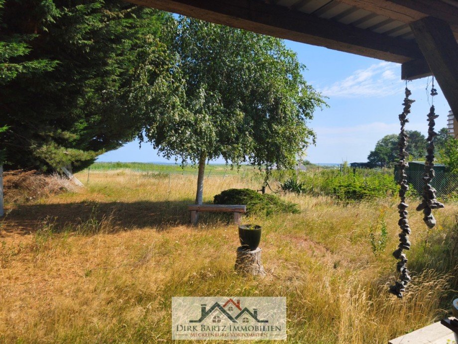 Aussicht zum Peenestrom Ferienhaus Kr�slin