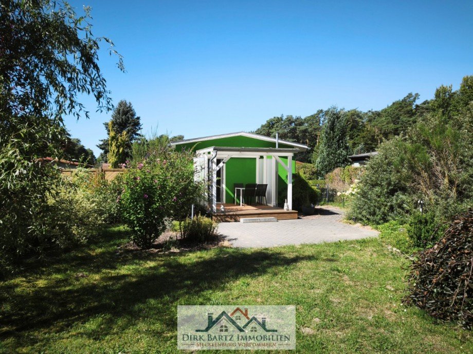 Gartenansicht- Terrasse Ferienhaus Neukalen