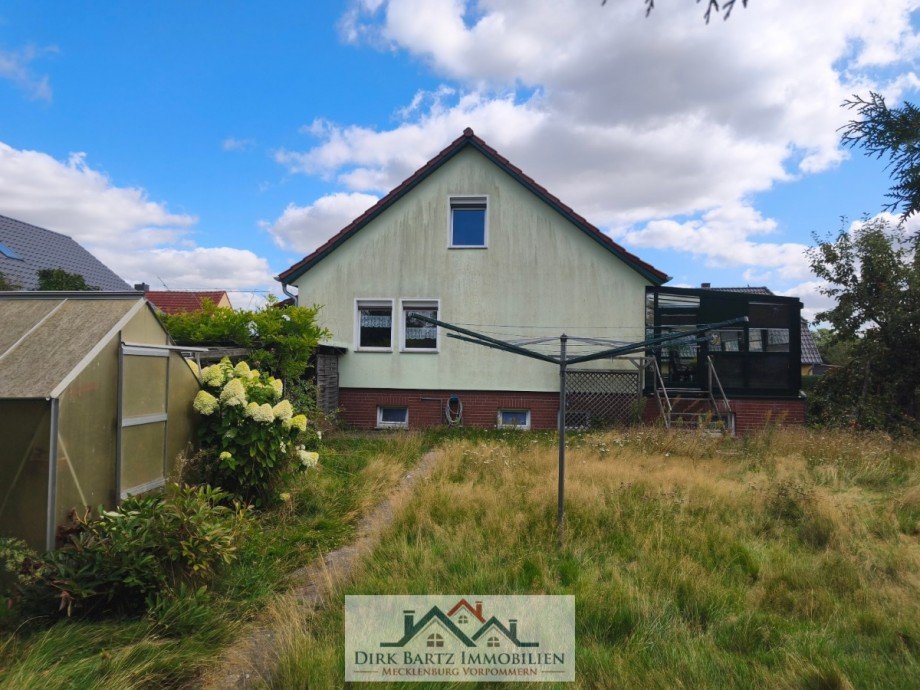 Gartenansicht Einfamilienhaus Dargun